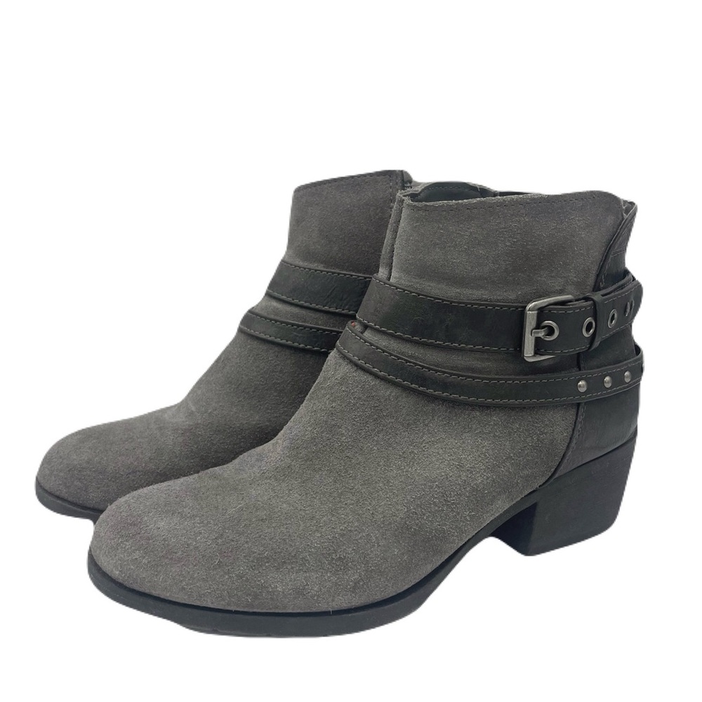 Gray Ankle Boots
